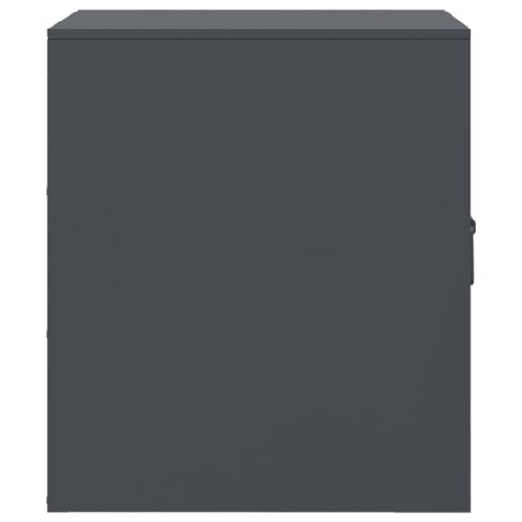 2 db antracitszürke acél éjjeliszekrény 34,5 x 39 x 44 cm