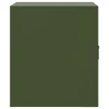 2 db olívazöld acél éjjeliszekrény 34,5 x 39 x 44 cm