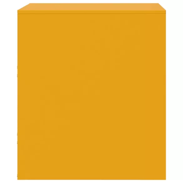 2 db sárga acél éjjeliszekrény 34,5 x 39 x 44 cm