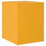 2 db sárga acél éjjeliszekrény 34,5 x 39 x 44 cm