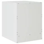 2 db fehér acél éjjeliszekrény 34,5 x 39 x 44 cm