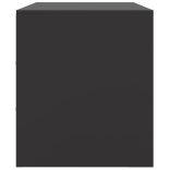 2 db fekete acél TV-szekrény 67 x 39 x 44 cm