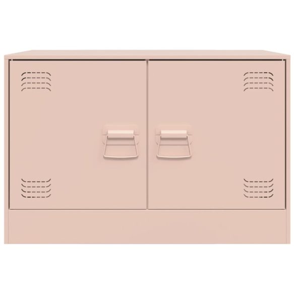 rózsaszín acél TV-szekrény 67 x 39 x 44 cm