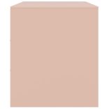 rózsaszín acél TV-szekrény 67 x 39 x 44 cm