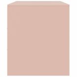 2 db rózsaszín acél TV-szekrény 67 x 39 x 44 cm