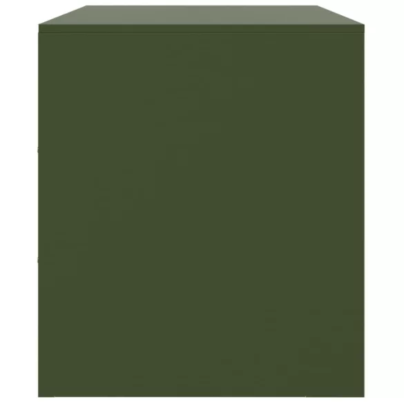 2 db olívazöld acél TV-szekrény 67 x 39 x 44 cm