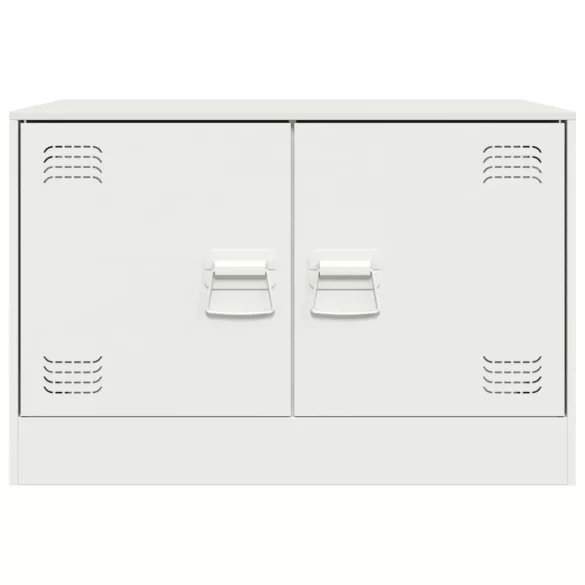 fehér acél TV-szekrény 67 x 39 x 44 cm