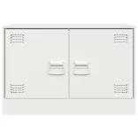 2 db fehér acél TV-szekrény 67 x 39 x 44 cm