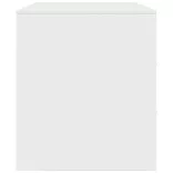 2 db fehér acél TV-szekrény 67 x 39 x 44 cm