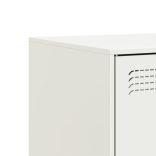 2 db fehér acél TV-szekrény 67 x 39 x 44 cm