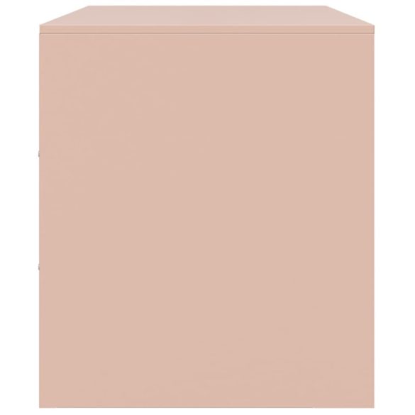 rózsaszín acél TV-szekrény 99 x 39 x 44 cm