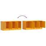 mustársárga acél TV-szekrény 99 x 39 x 44 cm