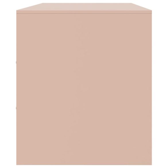 rózsaszín acél TV-szekrény 99 x 39 x 44 cm