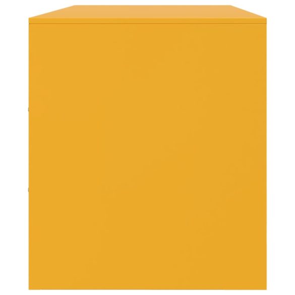 mustársárga acél TV-szekrény 99 x 39 x 44 cm