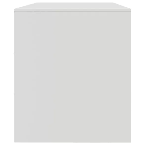 fehér acél TV-szekrény 99 x 39 x 44 cm