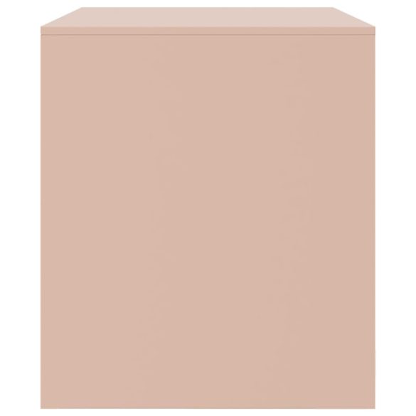 rózsaszín acél TV-szekrény 67 x 39 x 44 cm