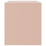 2 db rózsaszín acél TV-szekrény 67 x 39 x 44 cm