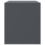 antracitszürke acél TV-szekrény 67 x 39 x 44 cm