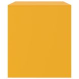 2 db mustársárga acél TV-szekrény 67 x 39 x 44 cm