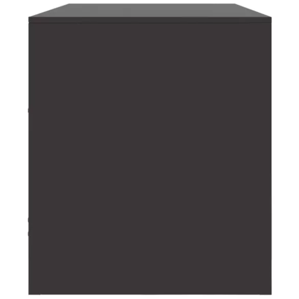 fekete acél TV-szekrény 99 x 39 x 44 cm