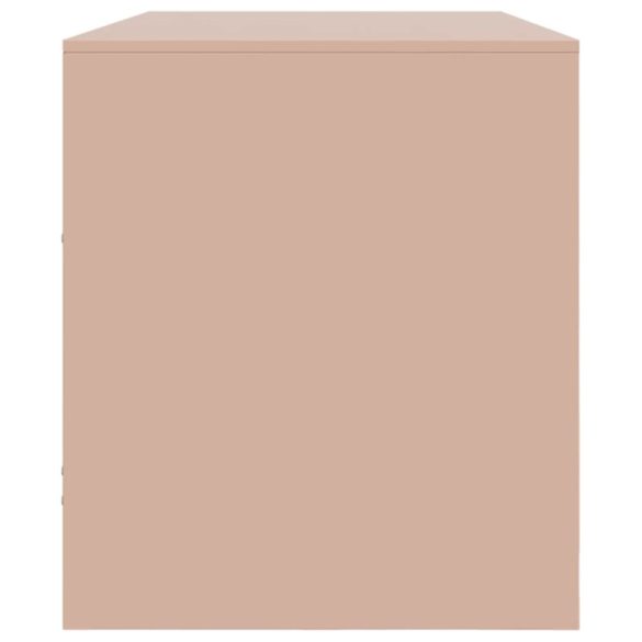 rózsaszín acél TV-szekrény 99 x 39 x 44 cm