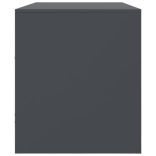 antracitszürke acél TV-szekrény 99 x 39 x 44 cm