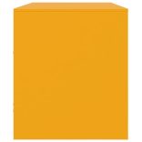 mustársárga acél TV-szekrény 99 x 39 x 44 cm