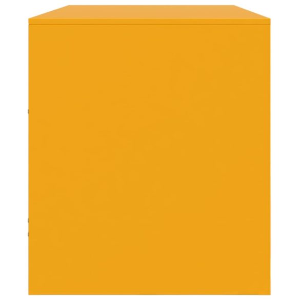 mustársárga acél TV-szekrény 99 x 39 x 44 cm