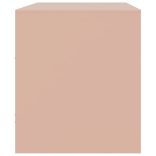 2 db rózsaszín acél TV-szekrény 67 x 39 x 44 cm