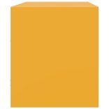 mustársárga acél TV-szekrény 67 x 39 x 44 cm