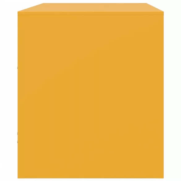 2 db mustársárga acél TV-szekrény 67 x 39 x 44 cm