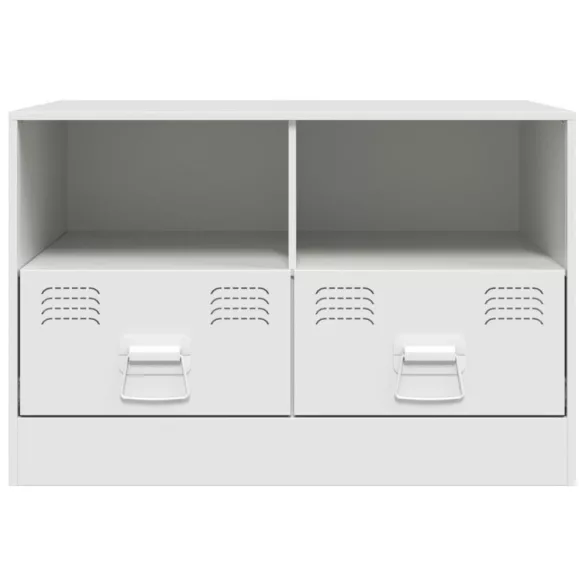 fehér acél TV-szekrény 67 x 39 x 44 cm