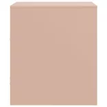 rózsaszín acél éjjeliszekrény 34,5 x 39 x 44 cm