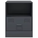 antracitszürke acél éjjeliszekrény 34,5 x 39 x 44 cm