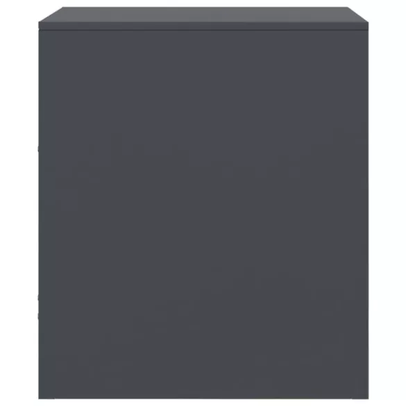 antracitszürke acél éjjeliszekrény 34,5 x 39 x 44 cm