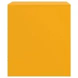 2 db mustársárga acél éjjeliszekrény 34,5 x 39 x 44 cm