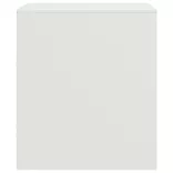 2 db fehér acél éjjeliszekrény 34,5 x 39 x 44 cm