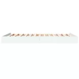 fehér szerelt fa ágykeret 135 x 190 cm