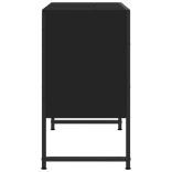 fekete szerelt fa fürdőszobai mosdószekrény 80 x 33 x 60 cm