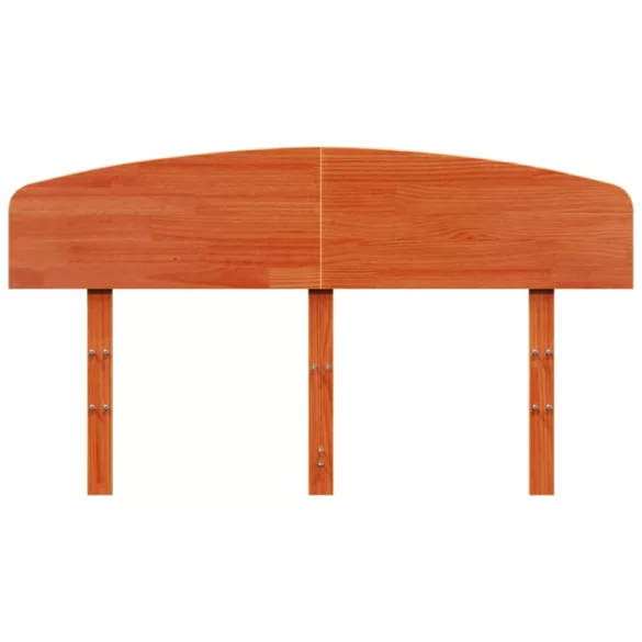 viaszbarna tömör fenyőfa fejtámla 160 cm