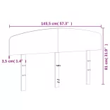 tömör fenyőfa fejtámla 140 cm