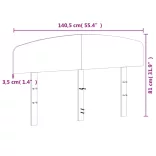 viaszbarna tömör fenyőfa fejtámla 135 cm