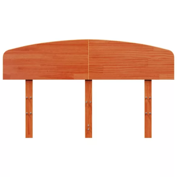 viaszbarna tömör fenyőfa fejtámla 120 cm