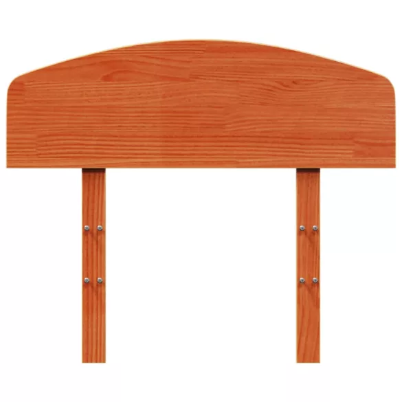 viaszbarna tömör fenyőfa fejtámla 100 cm