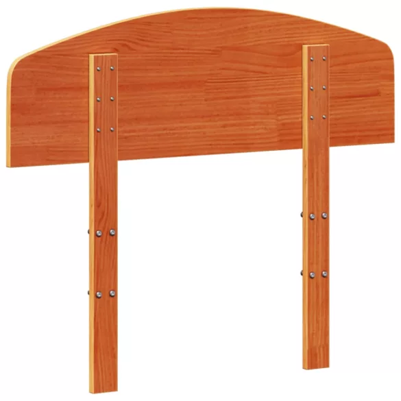 viaszbarna tömör fenyőfa fejtámla 100 cm