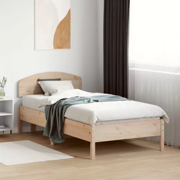 tömör fenyőfa fejtámla 90 cm