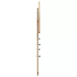 tömör fenyőfa fejtámla 75 cm