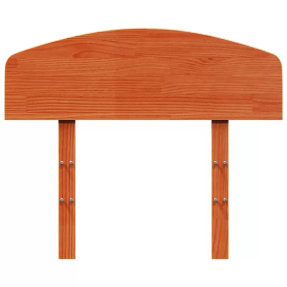 viaszbarna tömör fenyőfa fejtámla 75 cm