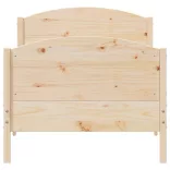 tömör fenyőfa ágy matrac nélkül 100 x 200 cm