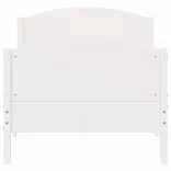 fehér tömör fenyőfa ágy matrac nélkül 100 x 200 cm